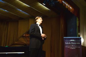 Grzegorz Niemczuk - 1231st Liszt Evening , The "Franz Liszt" Music School in Glogów, - 23rd Nov 2016. <br>  Photo by Barbara Popiel.